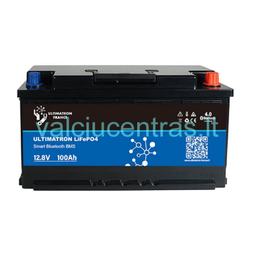 ULTIMATRON 12V/100Ah LITHIUM akumuliatorius ULTIMATRON 12V/100Ah LITHIUM akumuliatorius